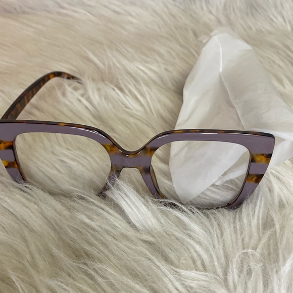 Vintage Anti Blue Light Optical Cat Eye Sexy Ladies Glasses Women Luxury Brand - Picture 3 of 6